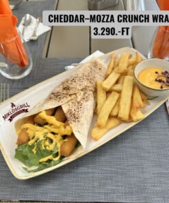 Cheddar–Mozza Crunch Wrap